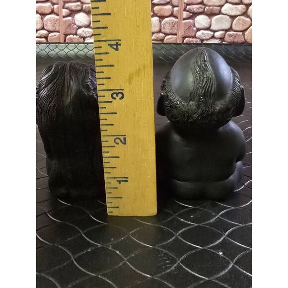 Coco Joes Hawaiian Lava Sculpture-Chubby Male and Female - Picture 11 of 11